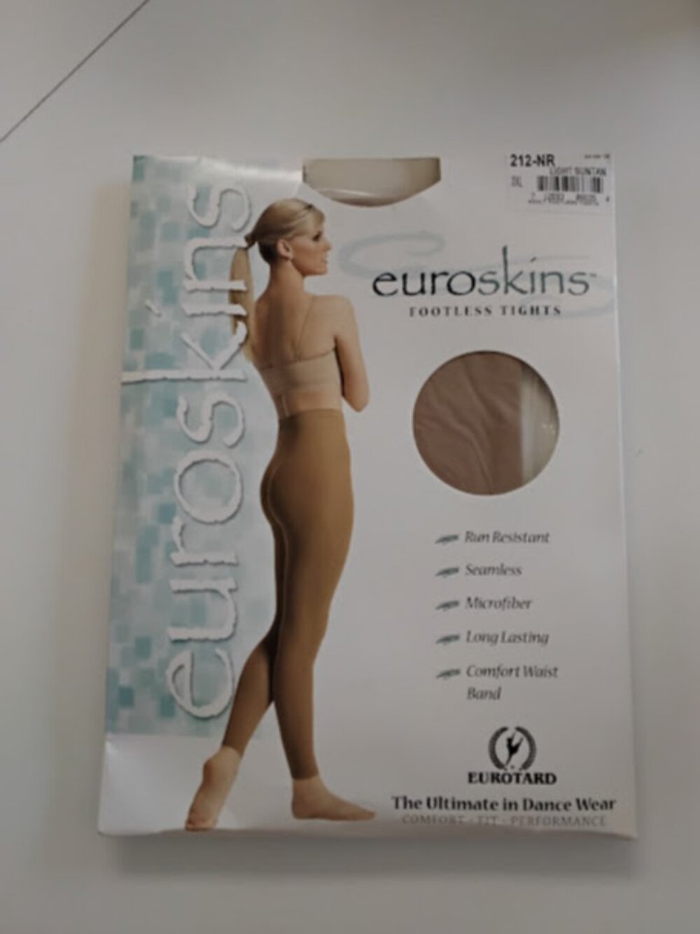 Euroskin footless tight light suntan xxl